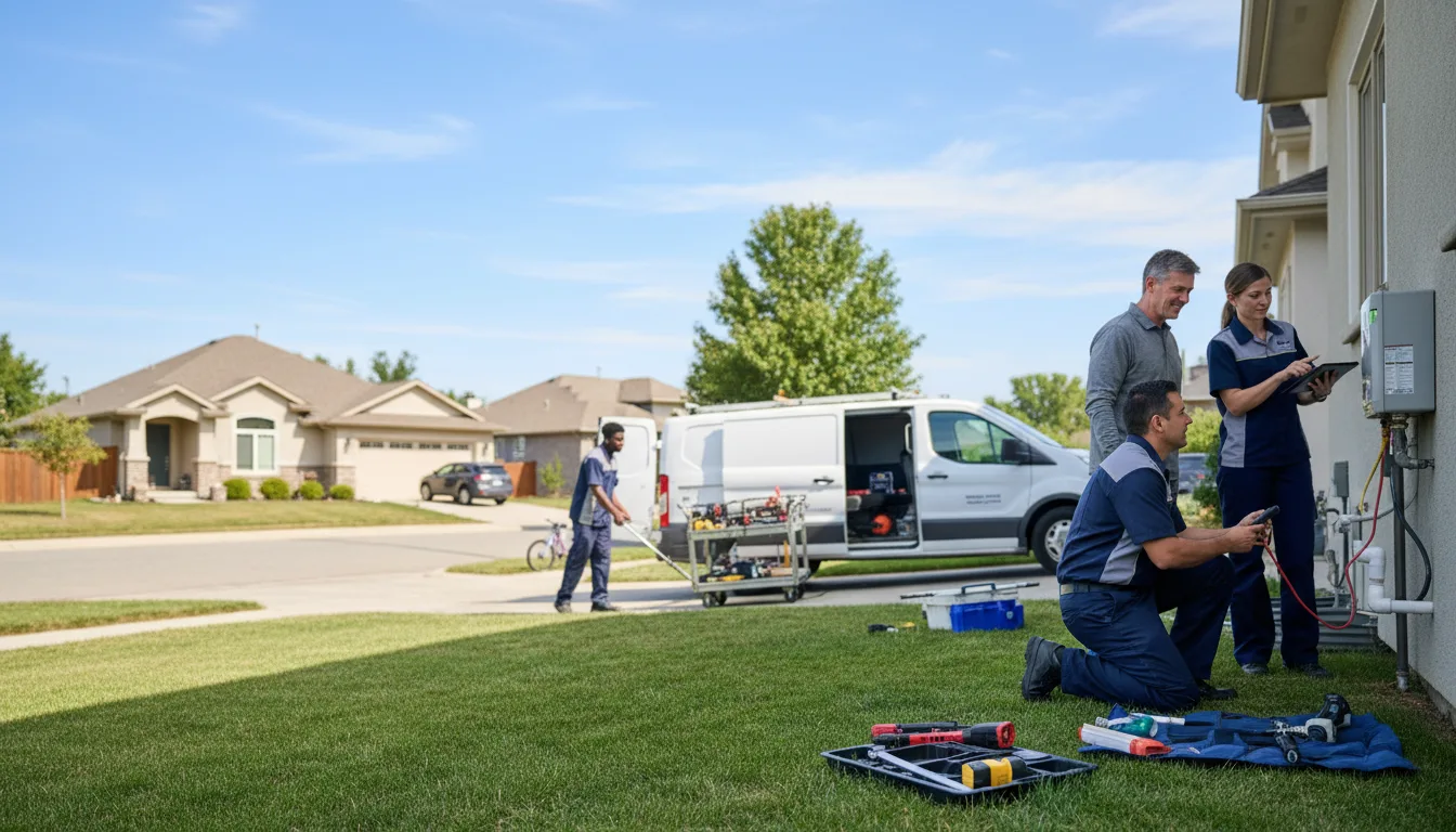 Tankless water heater service in Souderton, PA